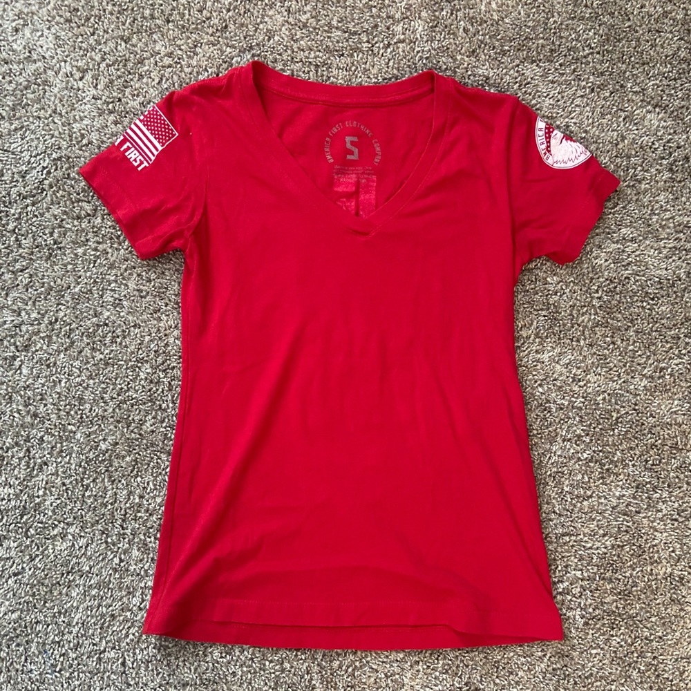 R.E.D Women’s V-neck shirt